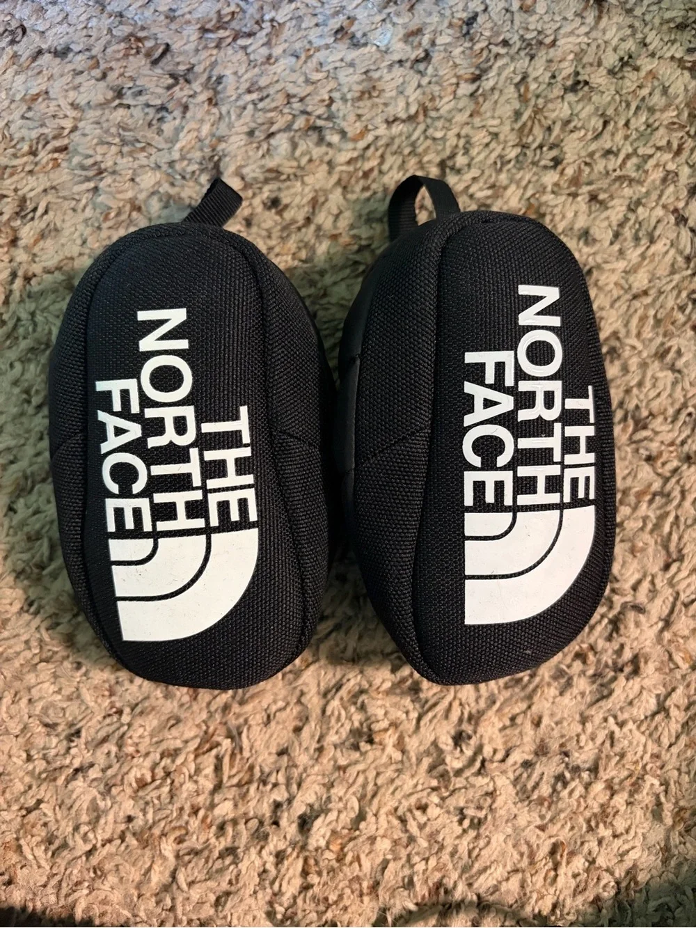 The North Face Black Puffy Kids Slip-On Booties